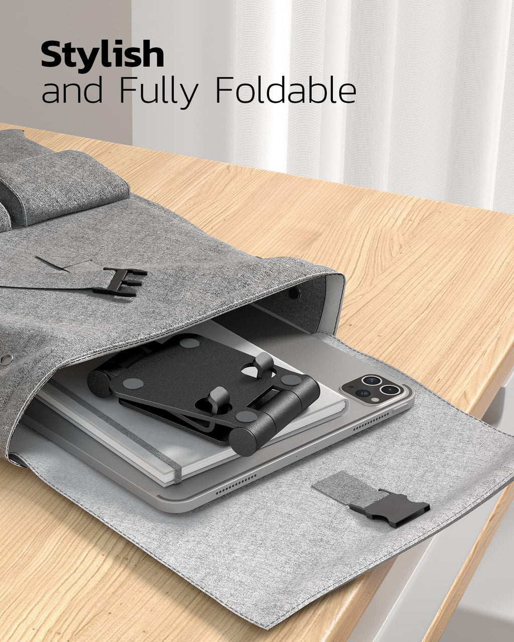 Nulaxy Dual Folding Cell Phone Stand-All