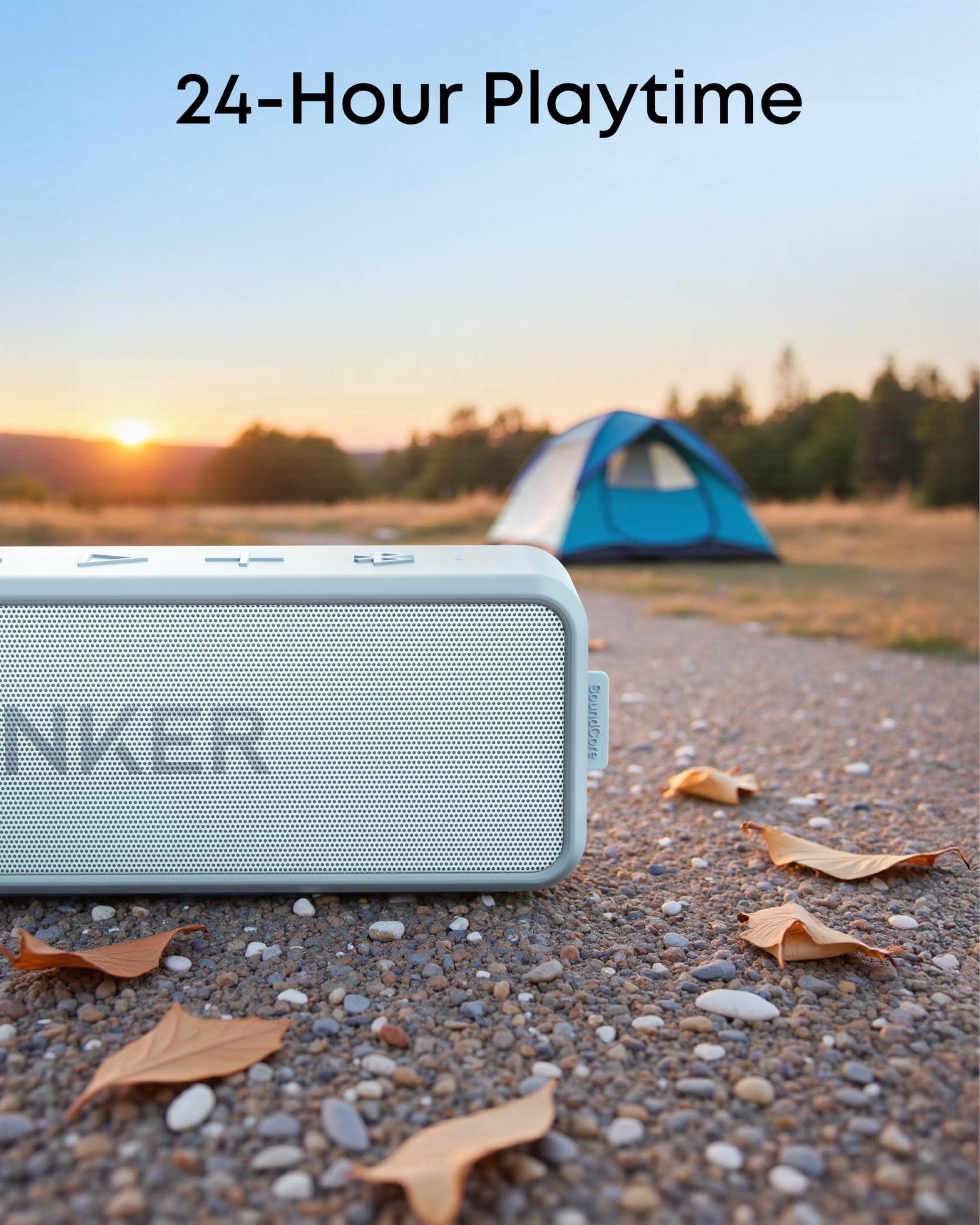 Anker Soundcore 2 Portable Bluetooth Speaker, IPX7