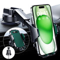 VANMASS [True Military-Grade Car Phone Holder [2024 Best Suction & Clip] Cell Phone Mount for Dashboard Windshield Vent Truck Cradle Dash Stand for iPhone 15 Pro Max 14 13 12 Android