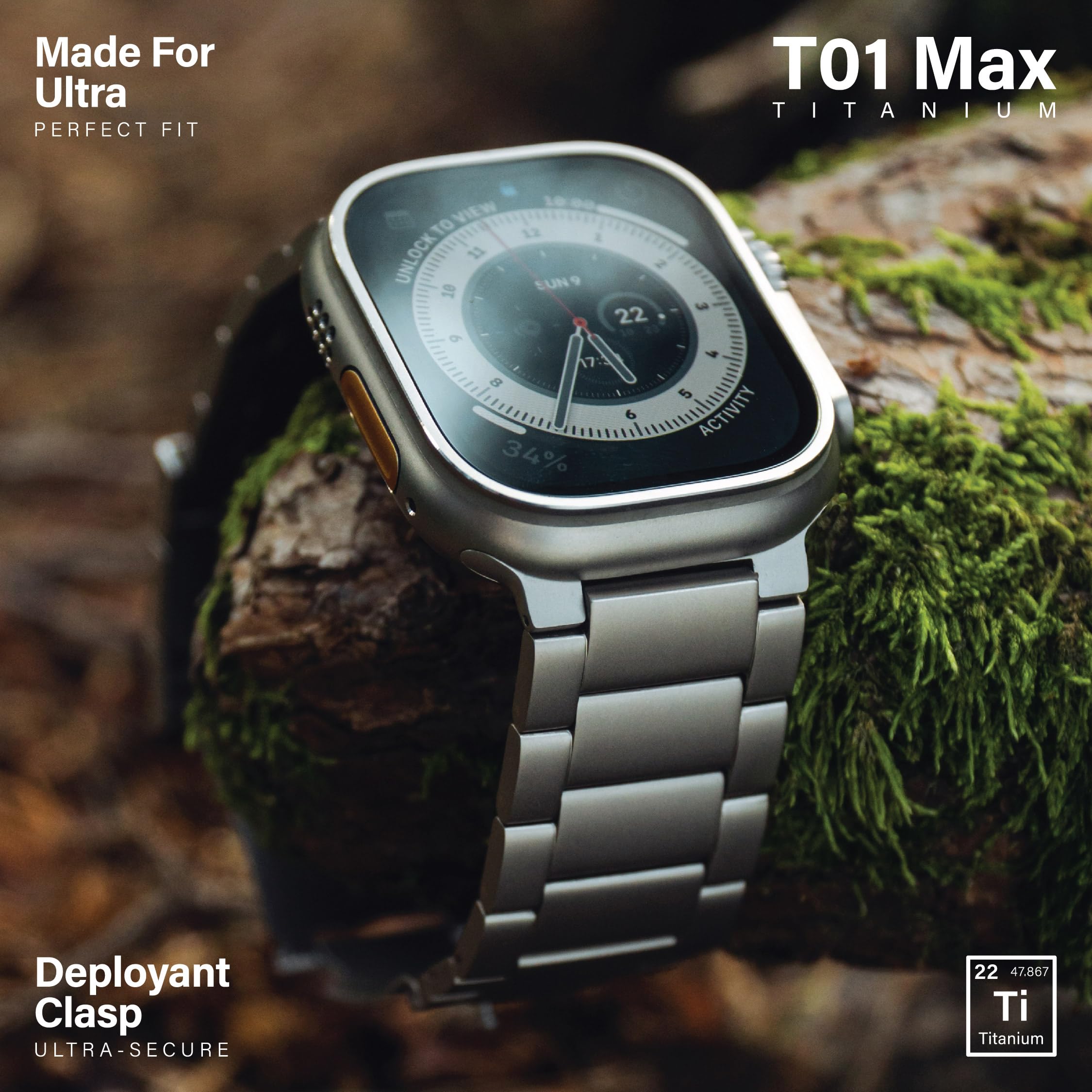 KORDIZ T01 Max Titanium Apple Watch Ultra Band