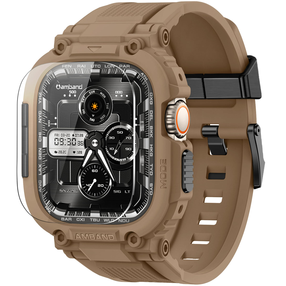 amBand M1 Rugged Sport Case & Band for Apple Watch