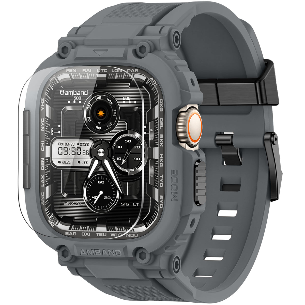 amBand M1 Rugged Sport Case & Band for Apple Watch