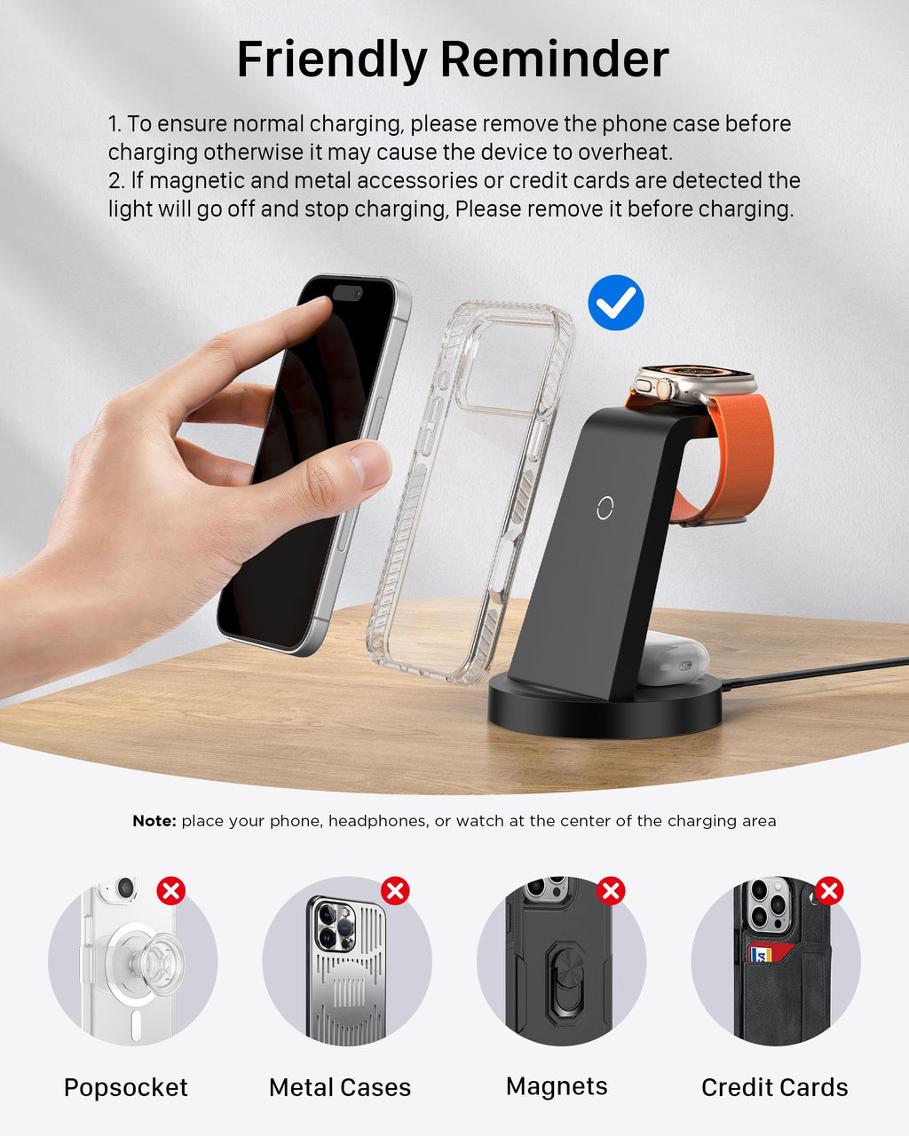 3 in 1 Charging Station for Apple