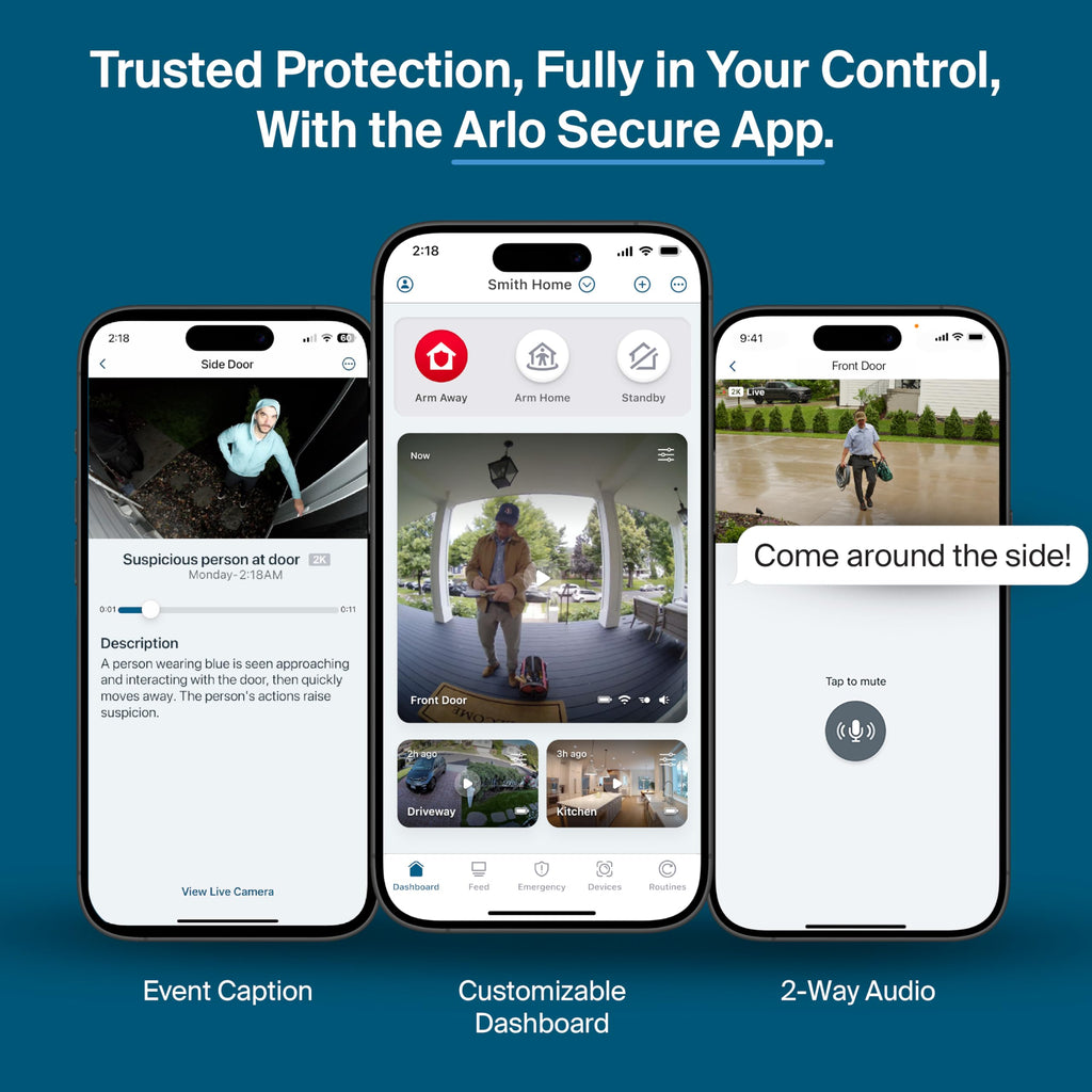 Arlo Pro 6th Gen 2K HDR Battery Security Camera