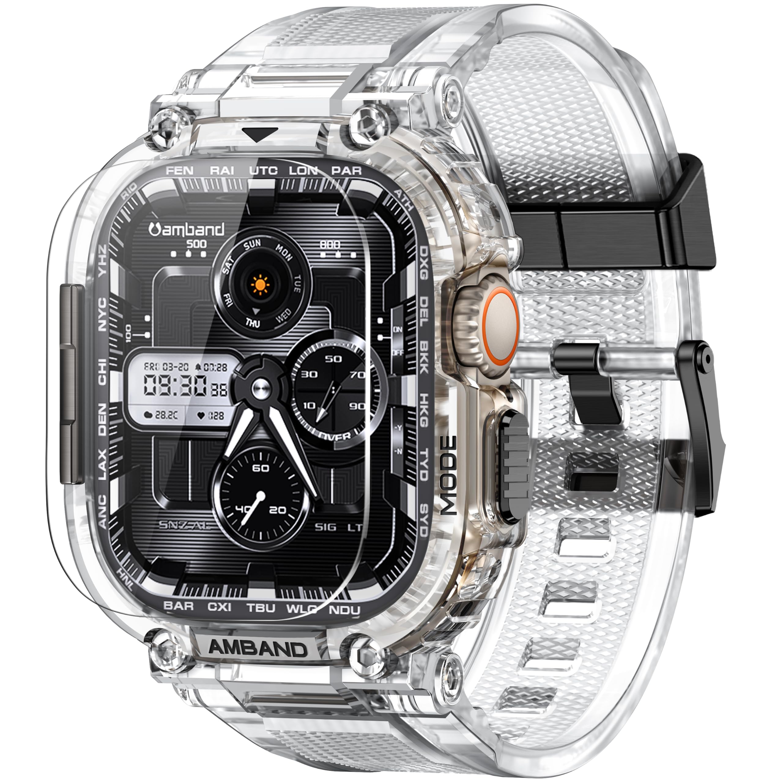 amBand M1 Rugged Sport Case & Band for Apple Watch