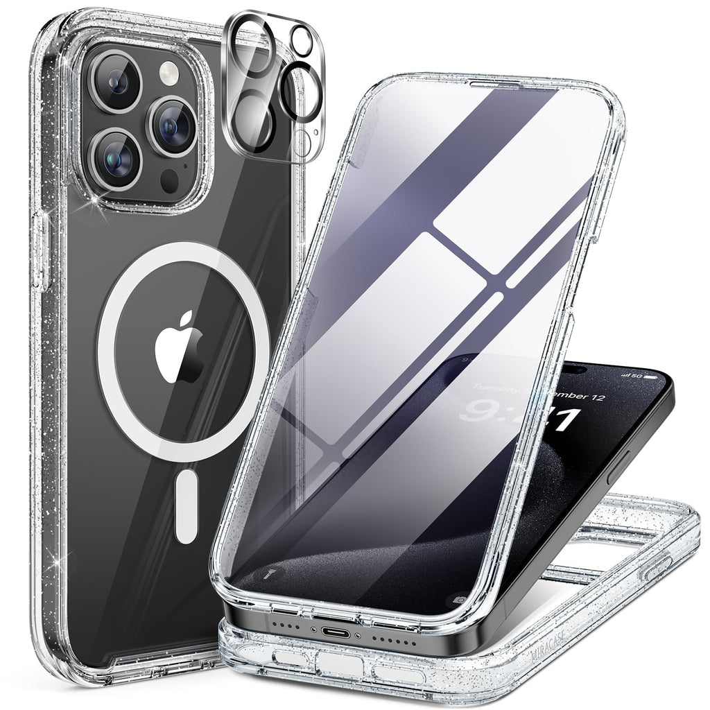Miracase Full Body for iPhone All Series Glass Case 2026