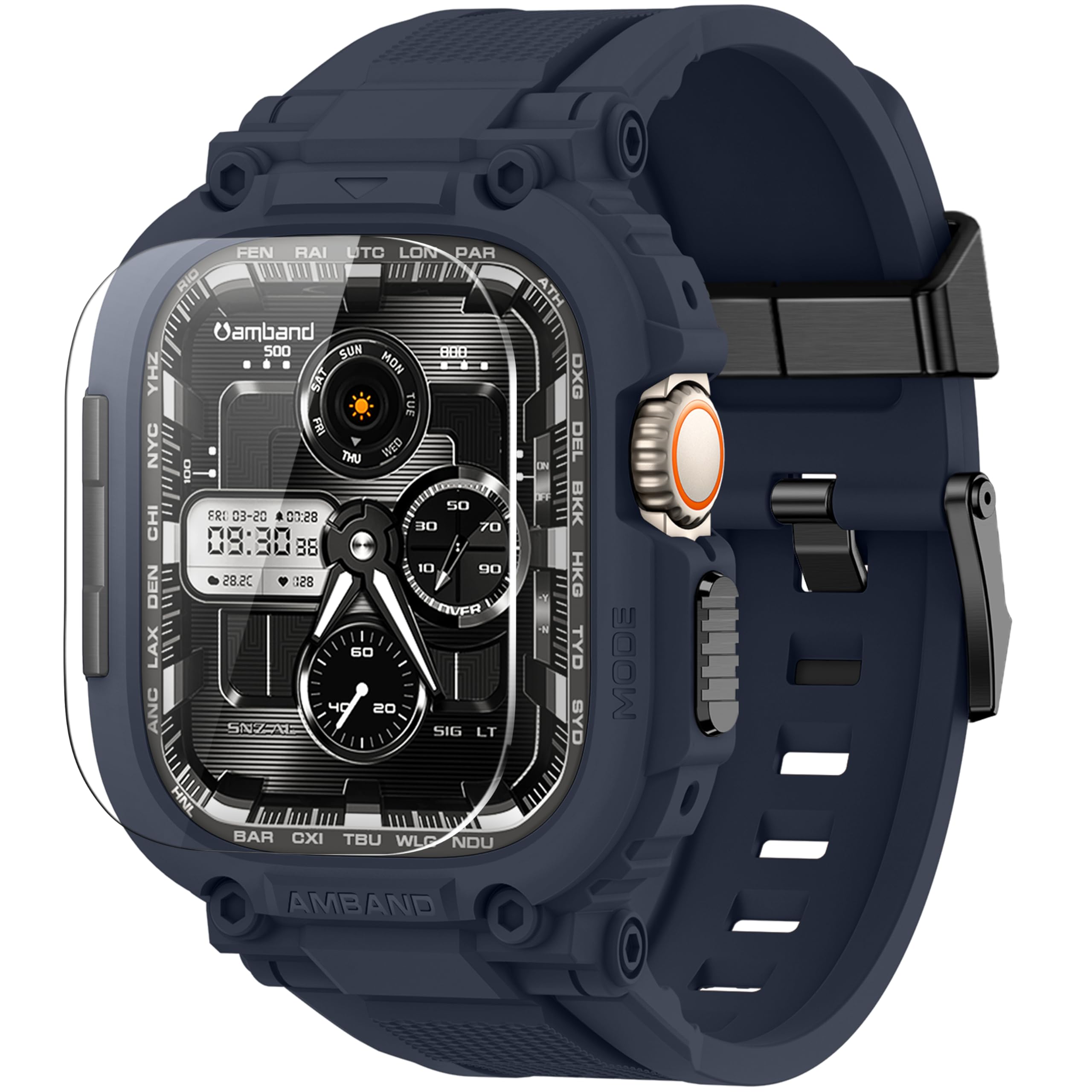amBand M1 Rugged Sport Case & Band for Apple Watch