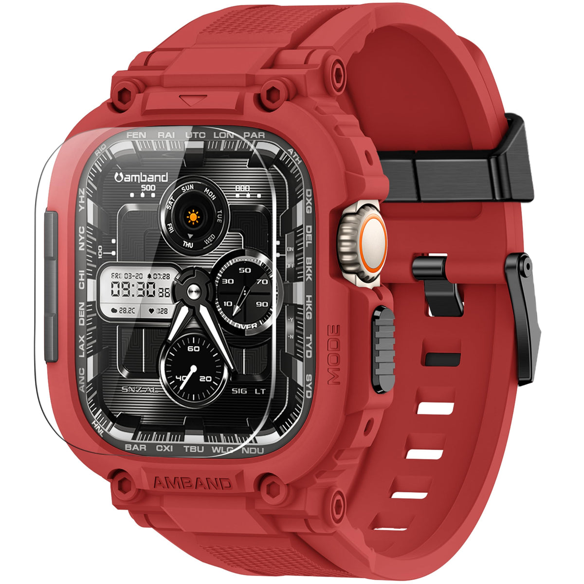amBand M1 Rugged Sport Case & Band for Apple Watch