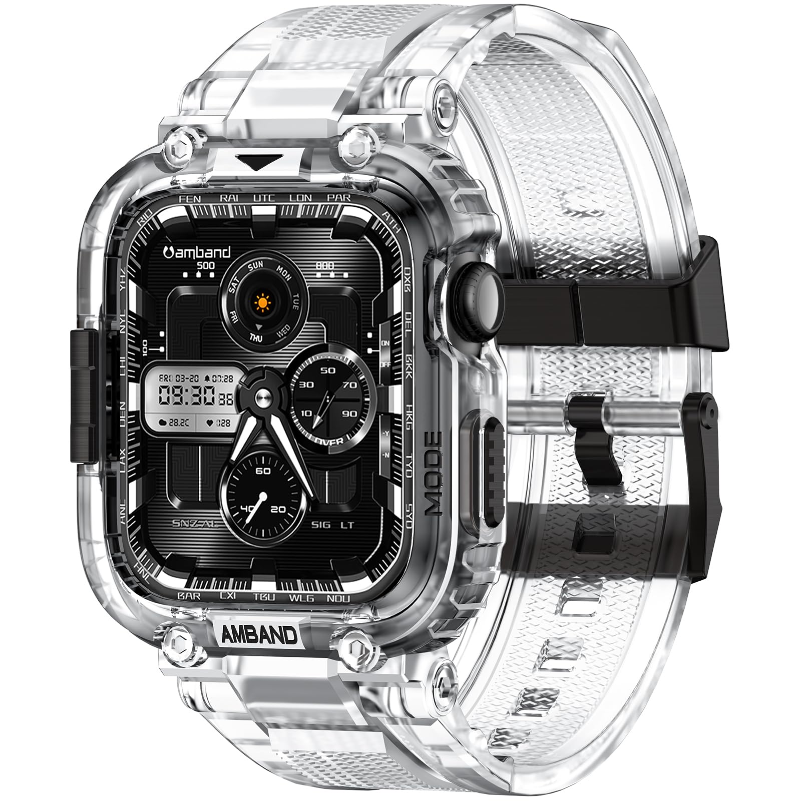 amBand M1 Rugged Sport Case & Band for Apple Watch